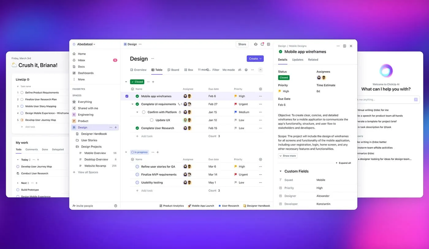 ClickUp – prosjektverktøyet for små og smarte bedrifter